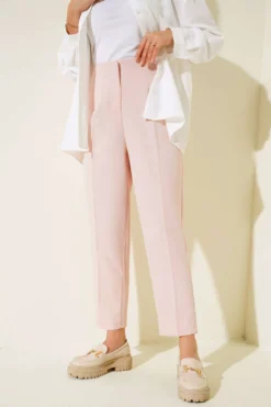 Pocket Detail Trousers Powder Pink
