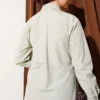Shirt with Belt and Scarf Mint wholesale shirt view 3 - Hicabistan Turkey factory