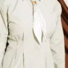 Shirt with Belt and Scarf Mint wholesale shirt view 4 - Hicabistan Turkey factory