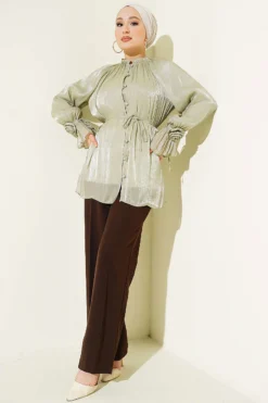 Alternative Ansicht von Buttoned Dress Shirt with Rose Detail
