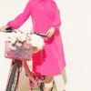 Shirt Collar Single Pocket Long Shirt Fuchsia al por mayor shirt - Hicabistan fábrica Turquía