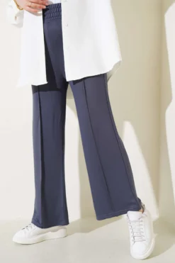 Alternative view of Wide Waistband Elasticated Trousers