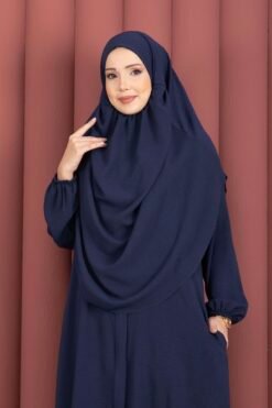 Alternatieve weergave van Modest Kids Prayer Dress Navy Blue