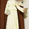 Floral Embellished Tie-String Skirt Set Green