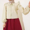 Pearl Sailor Collar Short Shirt Stone al por mayor shirt - Hicabistan fábrica Turquía
