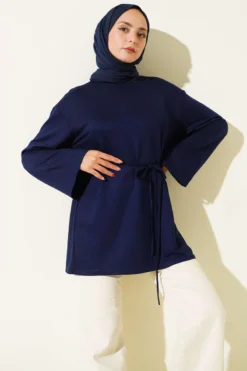 Spanish Sleeve Lace-Up Tunic
