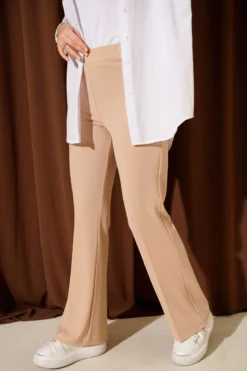 Alternative view of Flared Waistband Double Pants