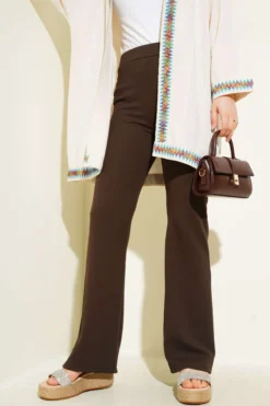 Spanish Flared Waistband Trousers