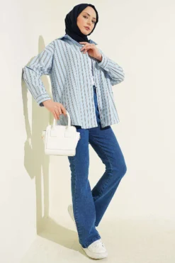 Alternative view of Flared Denim Pants