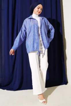 منظر بديل لـ Spanish Flare Split Hem Trousers Ecru