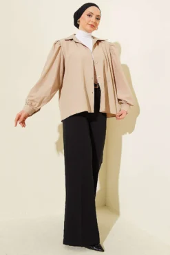 منظر بديل لـ Spanish-Cuffed Belted Trousers Black