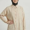 Double Striped Shirt Beige