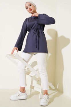 Alternatieve weergave van Spanish Sleeve Lace-Up Tunic