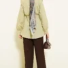 Textured Line Embossed Stone Button Shirt Stone all'ingrosso shirt view 3 - Hicabistan fabbrica Turchia