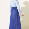Striped Shirt Dress wholesale dress view 3 - Hicabistan Turkey factory