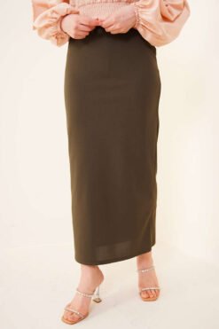 Vista alternativa di Pencil Skirt Khaki