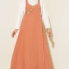 Thick Strap Tencel Dress