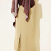 Closed Split Pencil Skirt en gros skirt view 3 - Hicabistan usine Turquie