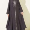 Hooded Zip-Up Abaya wholesale abaya - Hicabistan Turkey factory