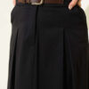Belted Button Skirt Black wholesale skirt view 4 - Hicabistan Turkey factory