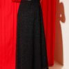 Elastic Waist Lace Skirt Black wholesale skirt view 3 - Hicabistan Turkey factory