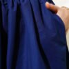 Belted Pocket Flared Skirt Navy Blue wholesale skirt view 4 - Hicabistan Turkey factory