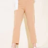 Belted Fabric Trousers all'ingrosso pants view 2 - Hicabistan fabbrica Turchia