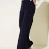 High Waist Wide Leg Trousers with Belt