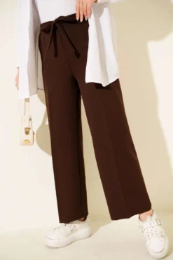 Self-Belted Dabble Pants