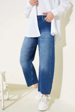 Alternative view of Baggy Fit Denim Pants Blue