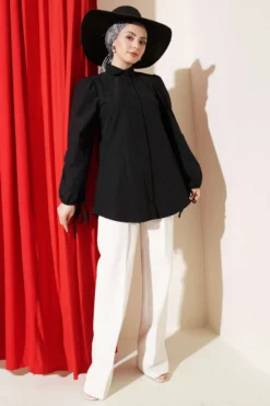 Alternative Ansicht von Shirt with Tie Detail Black