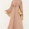 Embroidered Sleeve Abaya