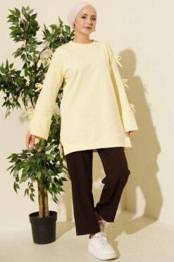 منظر بديل لـ Bow Detail Tunic Yellow