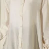 Oversized Shirt Beige en gros shirt view 4 - Hicabistan usine Turquie