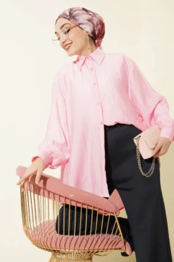 Oversized Shirt Pink