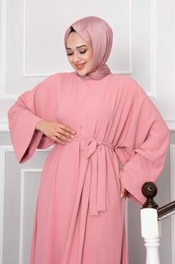 Alternative Ansicht von Leyli Modest Abaya Set Pink
