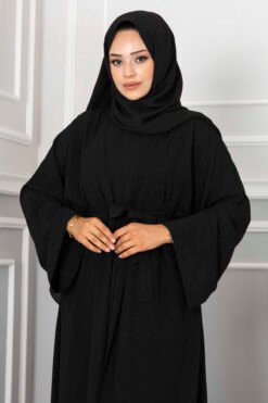 Alternative Ansicht von Leyli Modest Abaya Set Black