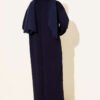 Loyşa Oversized Dress Navy Blue wholesale dress view 3 - Hicabistan Turkey factory