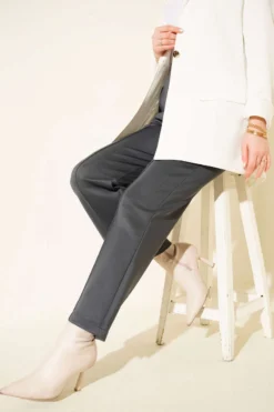 Scuba Trousers with Side Slits