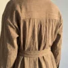 Mini Stone Detail Belted Shirt Mink Großhandel shirt view 3 - Hicabistan Türkei Fabrik