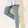 Mini Stone-Embellished Denim Pants