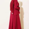 Tree Bark Skirt Set Burgundy all'ingrosso clothing set view 3 - Hicabistan fabbrica Turchia
