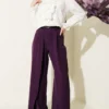 Woven Belted Half Button Dress White en gros shirt view 2 - Hicabistan usine Turquie