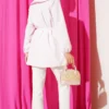 Pleated Front Sailor Collar Shirt Pink all'ingrosso shirt view 3 - Hicabistan fabbrica Turchia