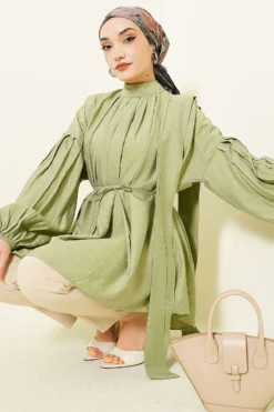 Shoulder Bow Loose Tunic