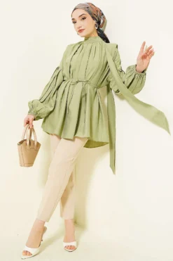 Alternative view of Shoulder Bow Loose Tunic