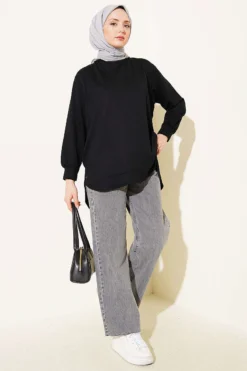 Alternatieve weergave van Oval Stitch Loysha Tunic Black