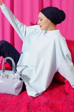 Oversize Interlock Basic Tunic