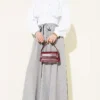 Oversize Trousers with Ties Grey all'ingrosso pants view 2 - Hicabistan fabbrica Turchia