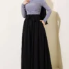 Oversize Trousers with Ties Black wholesale pants view 2 - Hicabistan Turkey factory